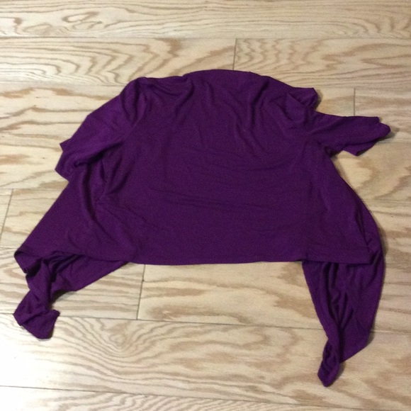 S Soma fuchsia purple waterfall drape lounge wrap - Picture 4 of 13